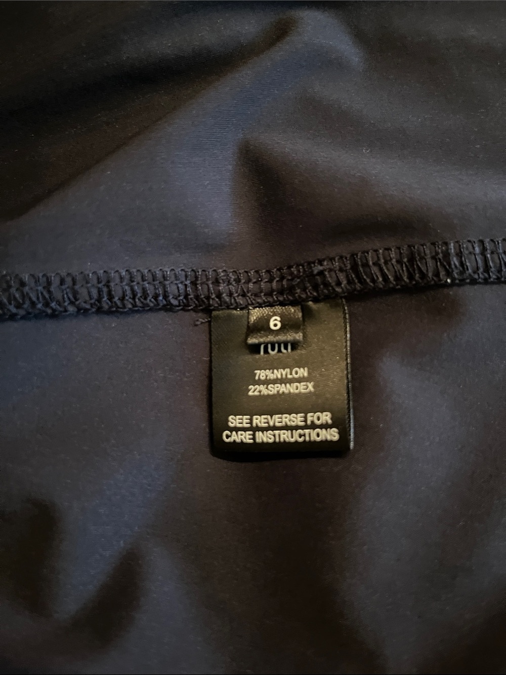 RUTI "On The Loose" Work Pants in BLACK/NAVY - SIZE 6 - NWT - Picture 7 of 8